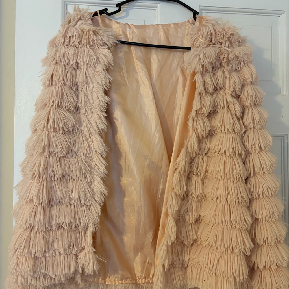 Fringed Blush Jacket